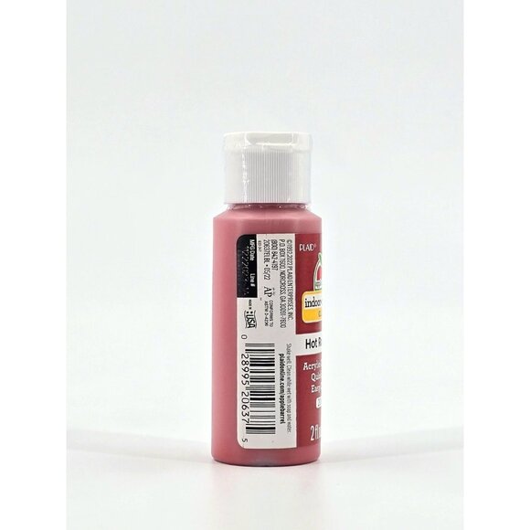 5 Apple Barrel Gloss Acrylic Craft Paint Hot Rod Red 20637E Quick Drying New - Picture 4 of 8